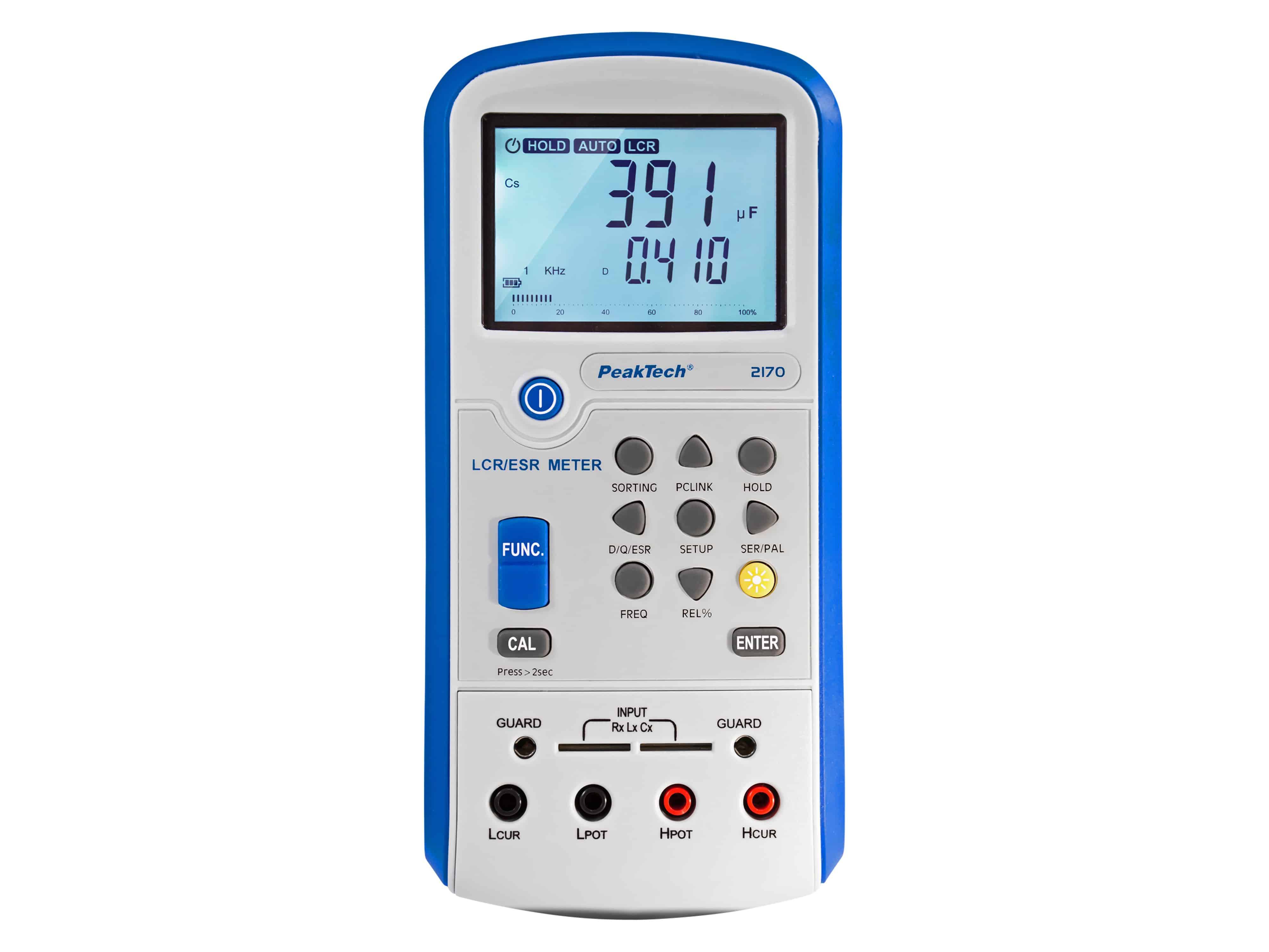 PEAKTECH LCR-/ESR Meter, P 2170, 100 Hz - 100 kHz, mit USB