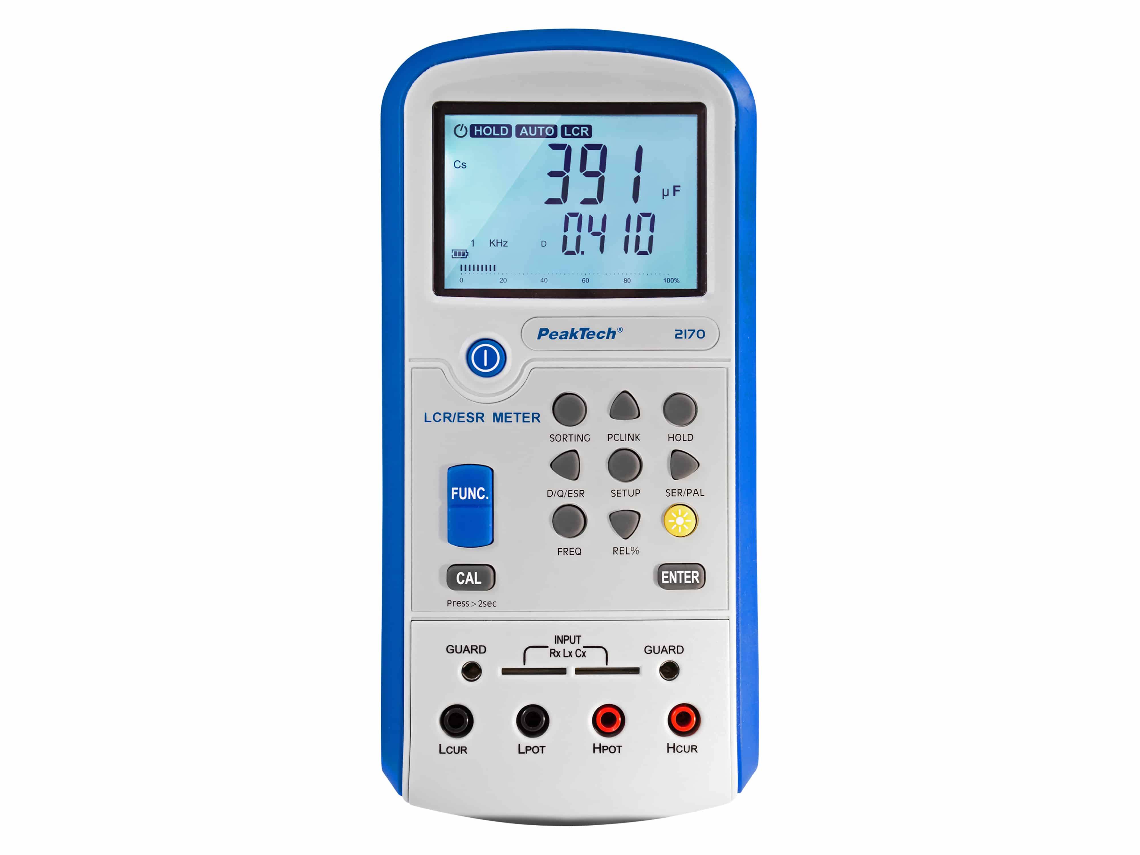 PEAKTECH LCR-/ESR Meter, P 2170, 100 Hz - 100 kHz, mit USB