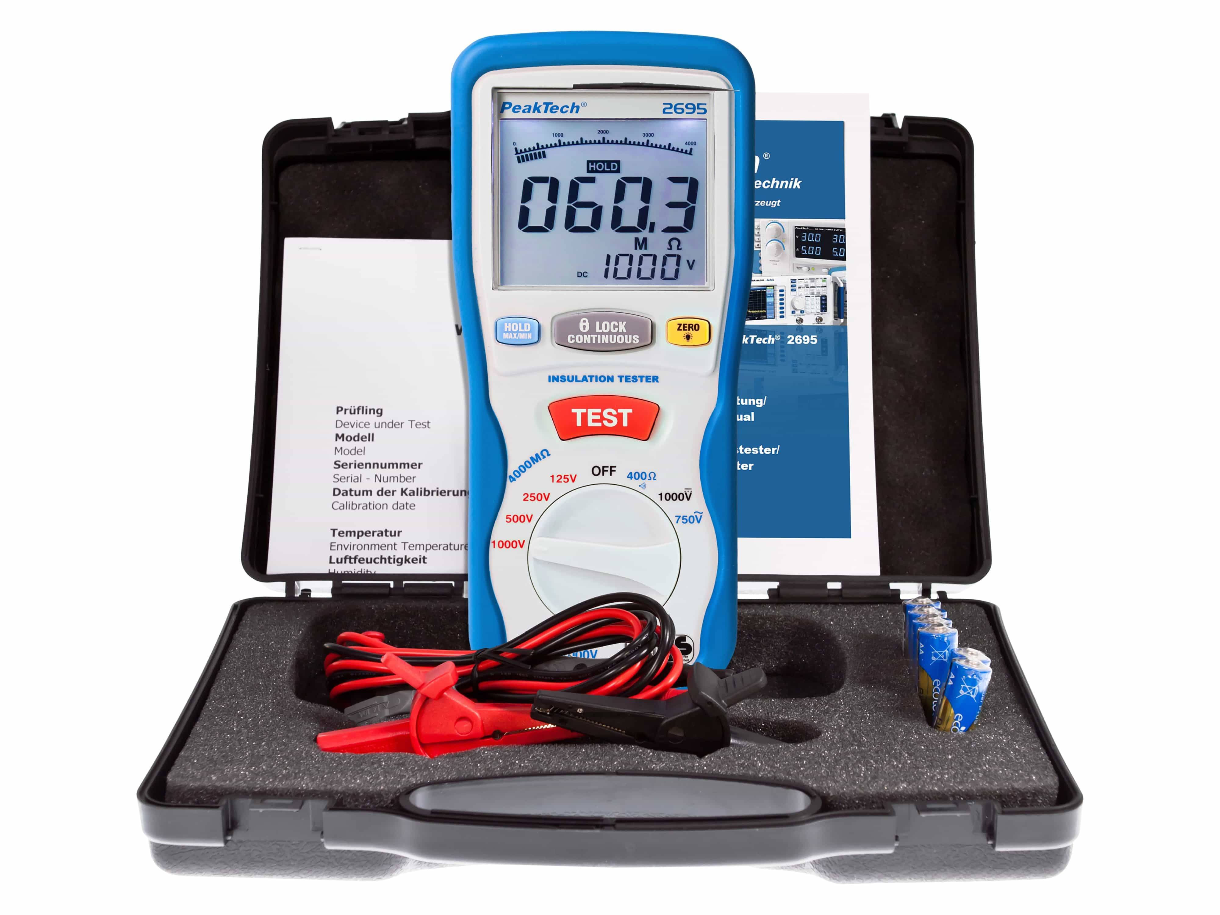 PEAKTECH Isolationsmessgerät, P 2695