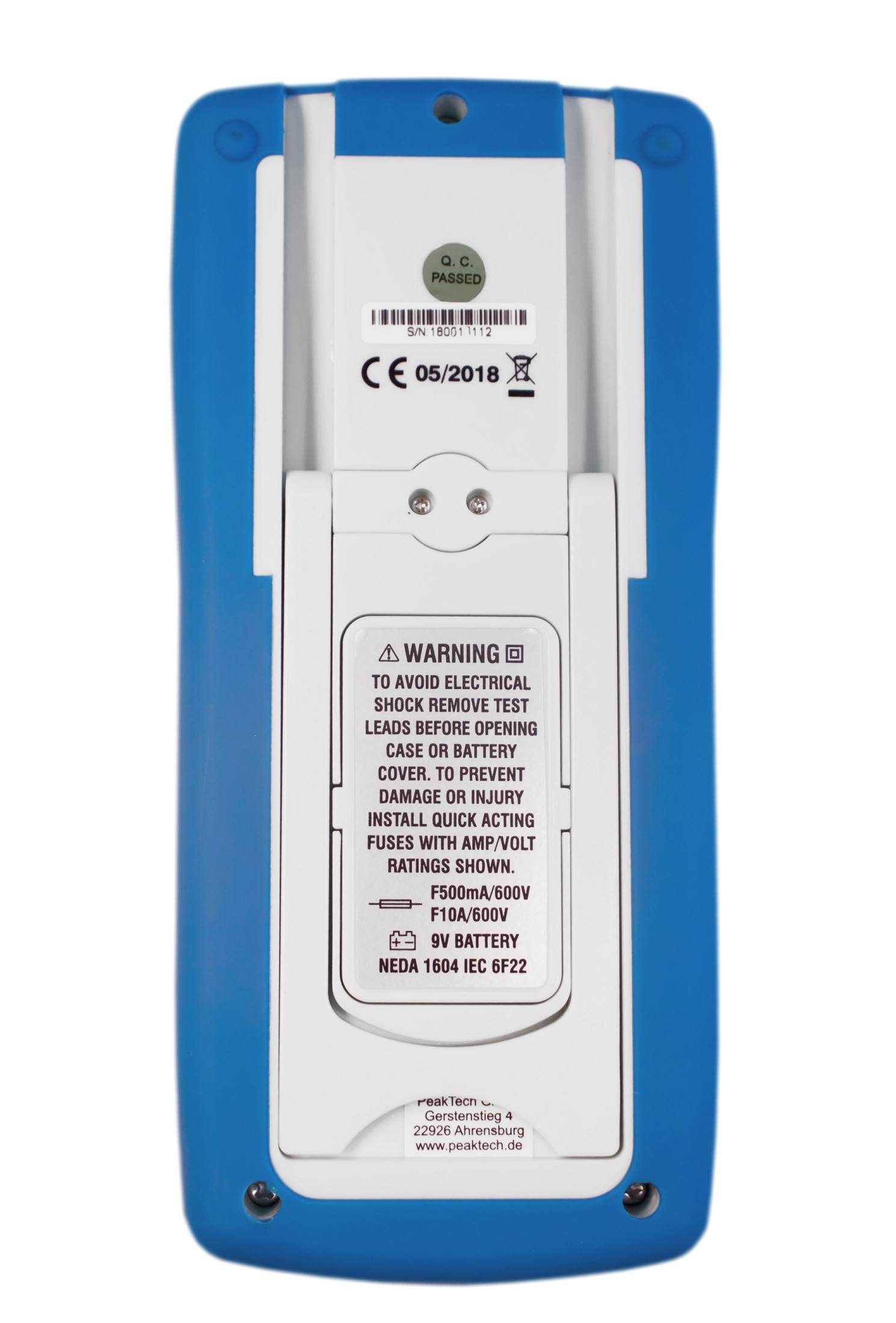 Digitalmultimeter ~ 4.000 Counts ~ 600V AC/DC ~ 10A AC/DC - Auto-Range