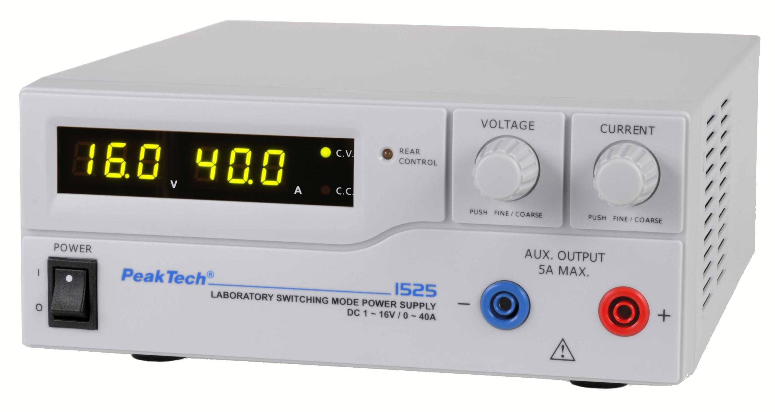 DC Schaltnetzgerät ~ 1 - 16V / 0 - 40A