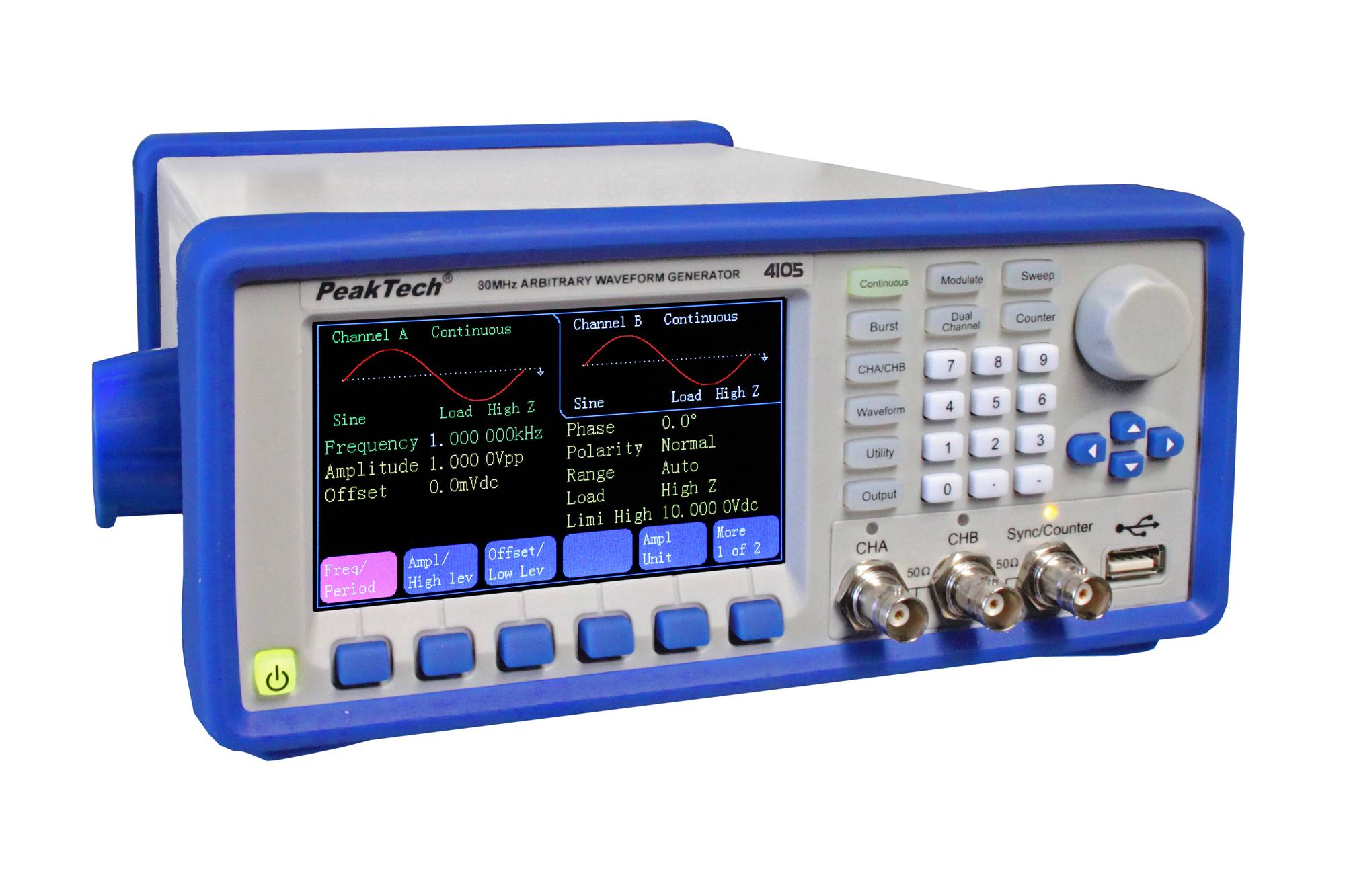 2CH Arbitrary Funktionsgenerator, 1 uHz – 30 MHz