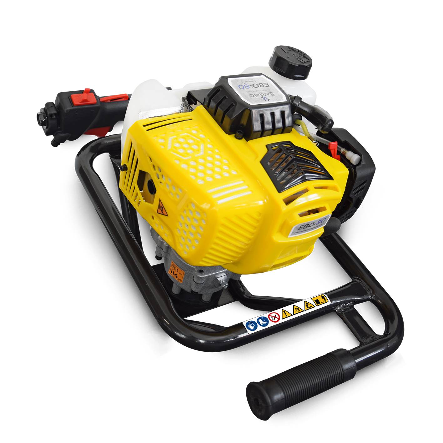 BAMATO Erdbohrer EBO-80 inkl. 3 Bohrer