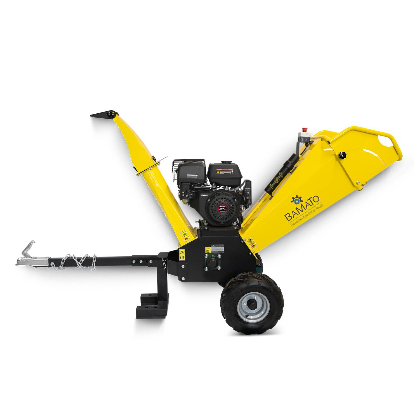 BAMATO Holzhäcksler HACK-150 inkl. Abdeckplane