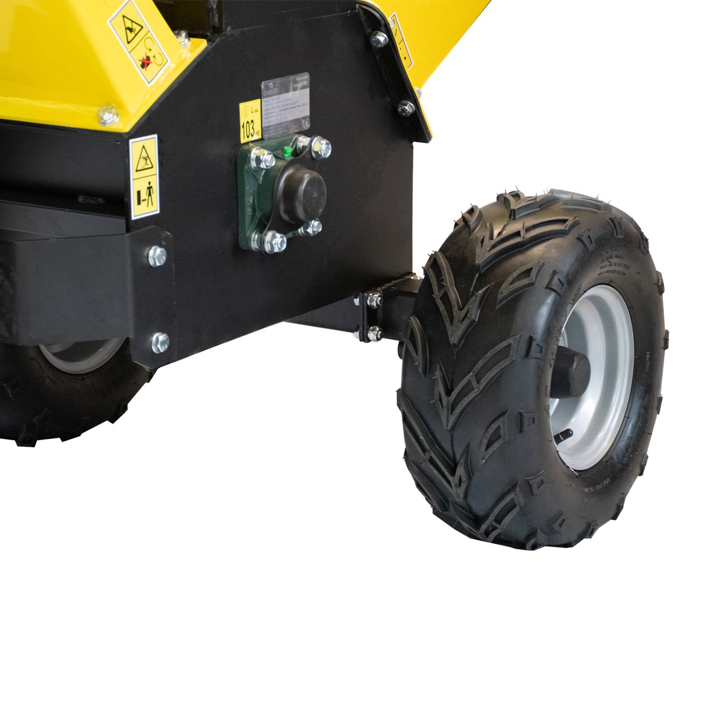 BAMATO Holzhäcksler HACK-150 inkl. Abdeckplane