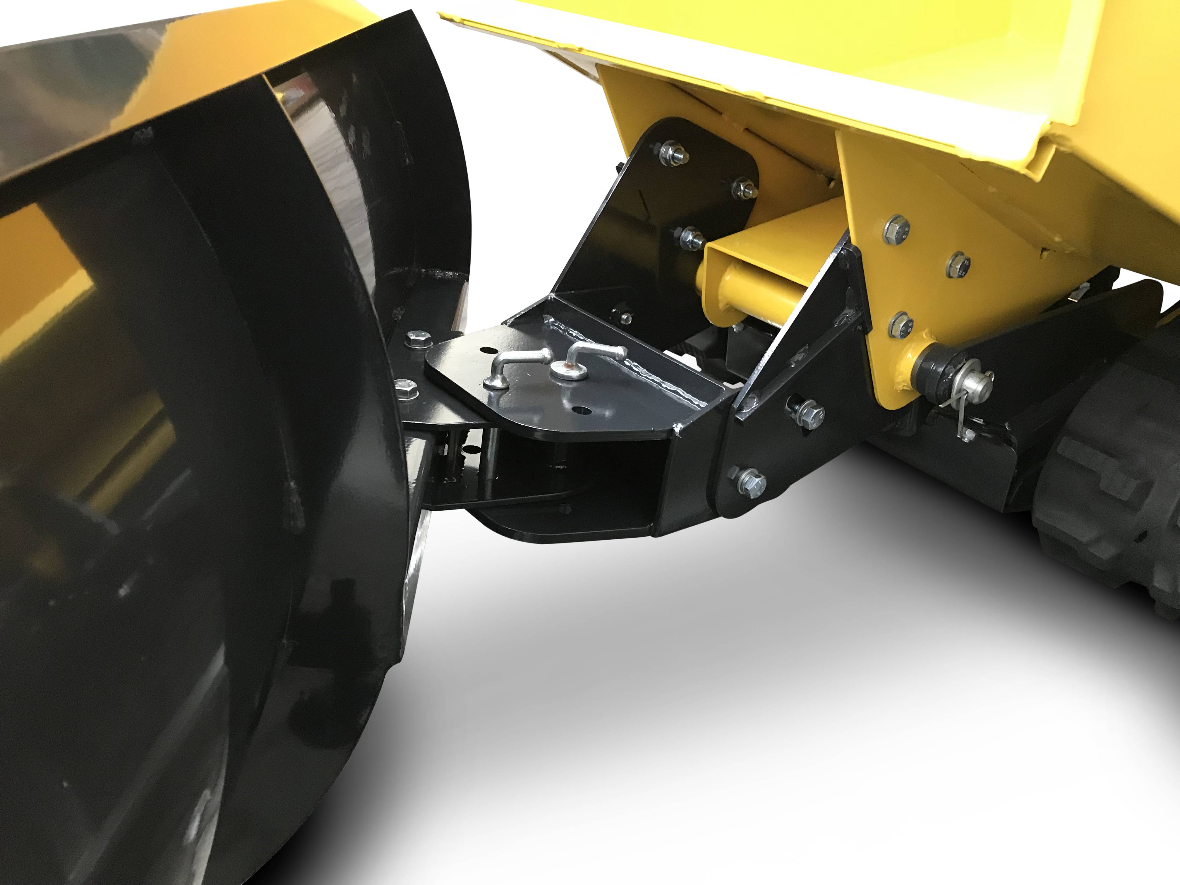 BAMATO höhenverstellbares Schneeschild für Minidumper MTR-500H / MTR-500PRO