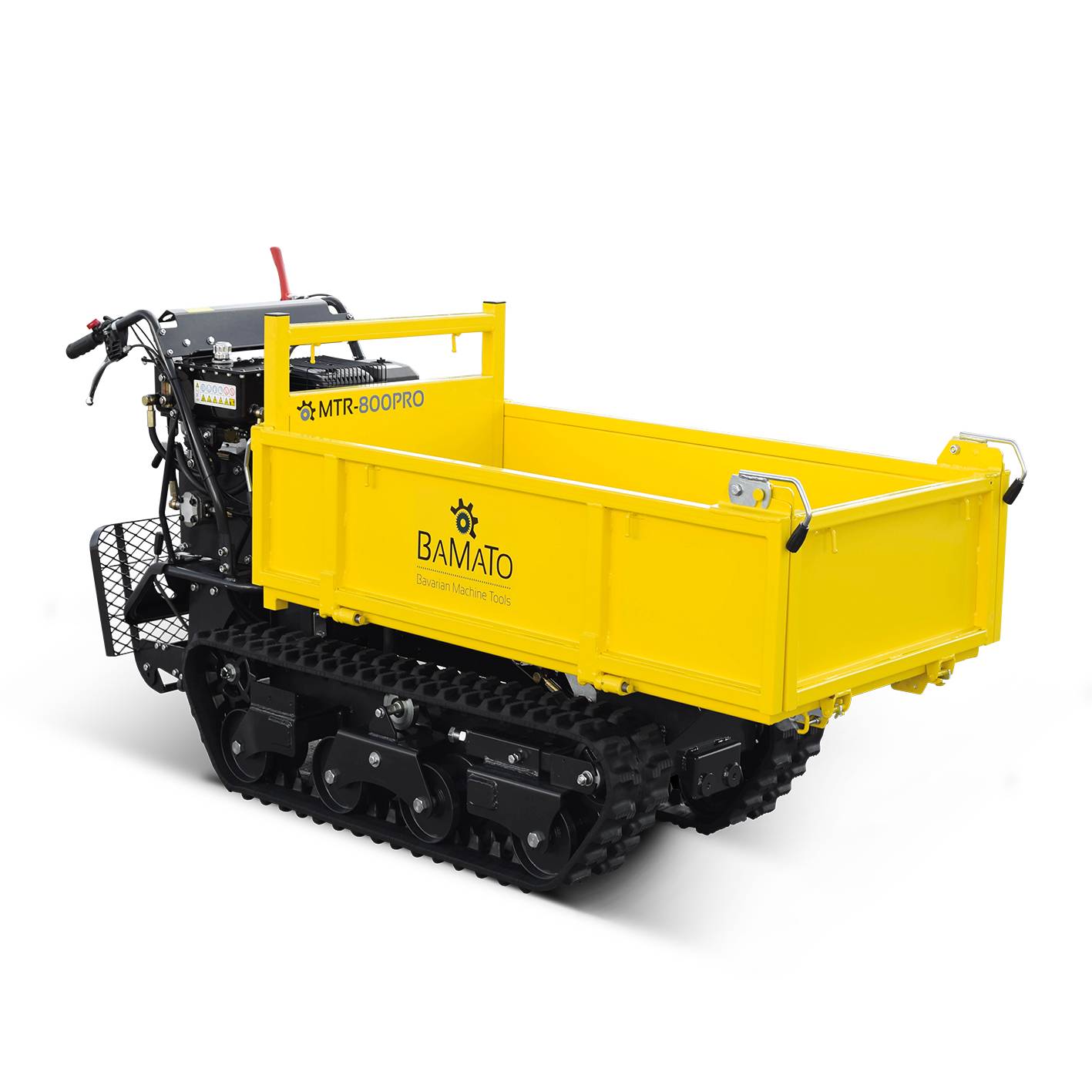 BAMATO Mini Raupendumper MTR-800PRO mit Kipphydraulik und Trittbrett