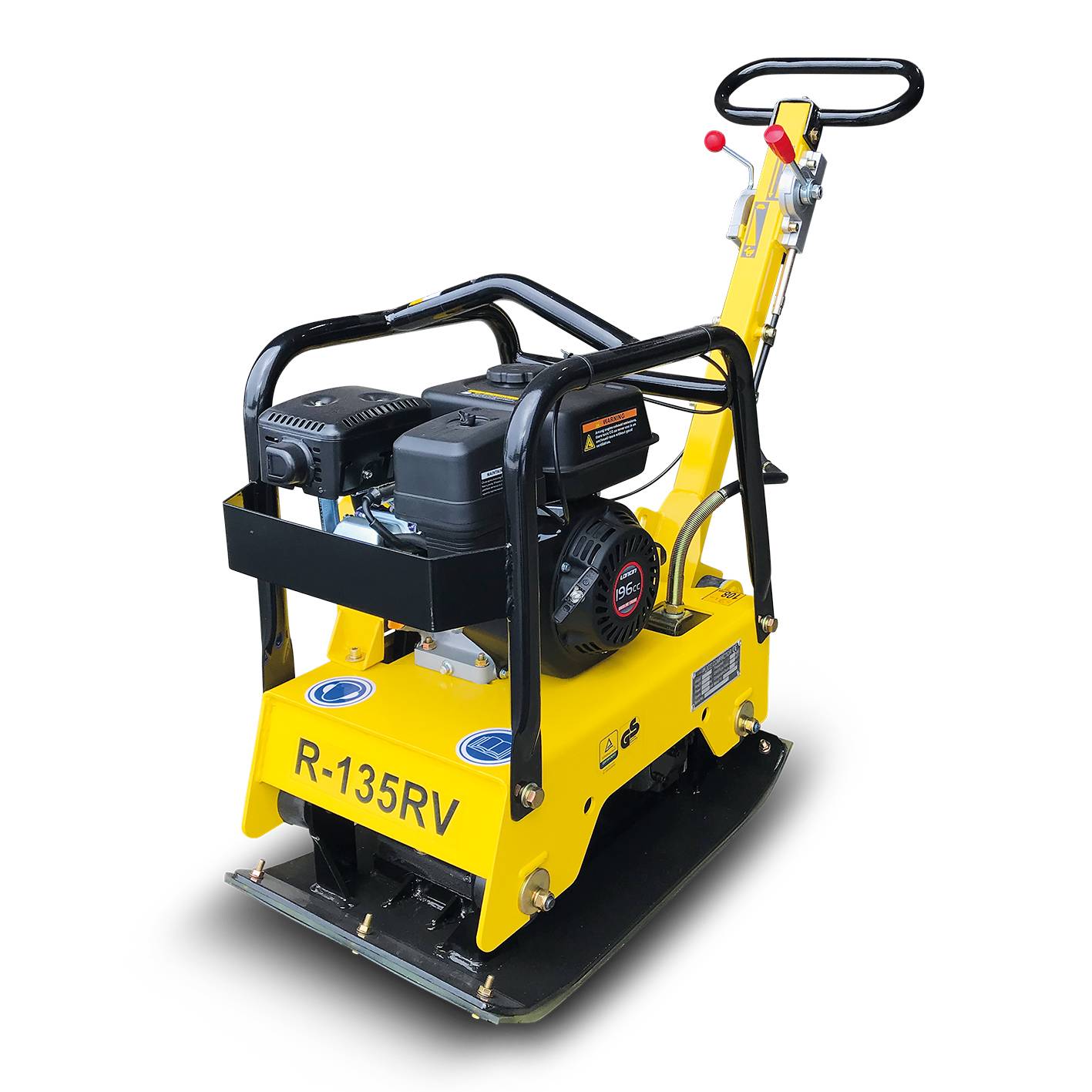 BAMATO Rüttelplatte R-135RV mit Vor- und Rücklauf