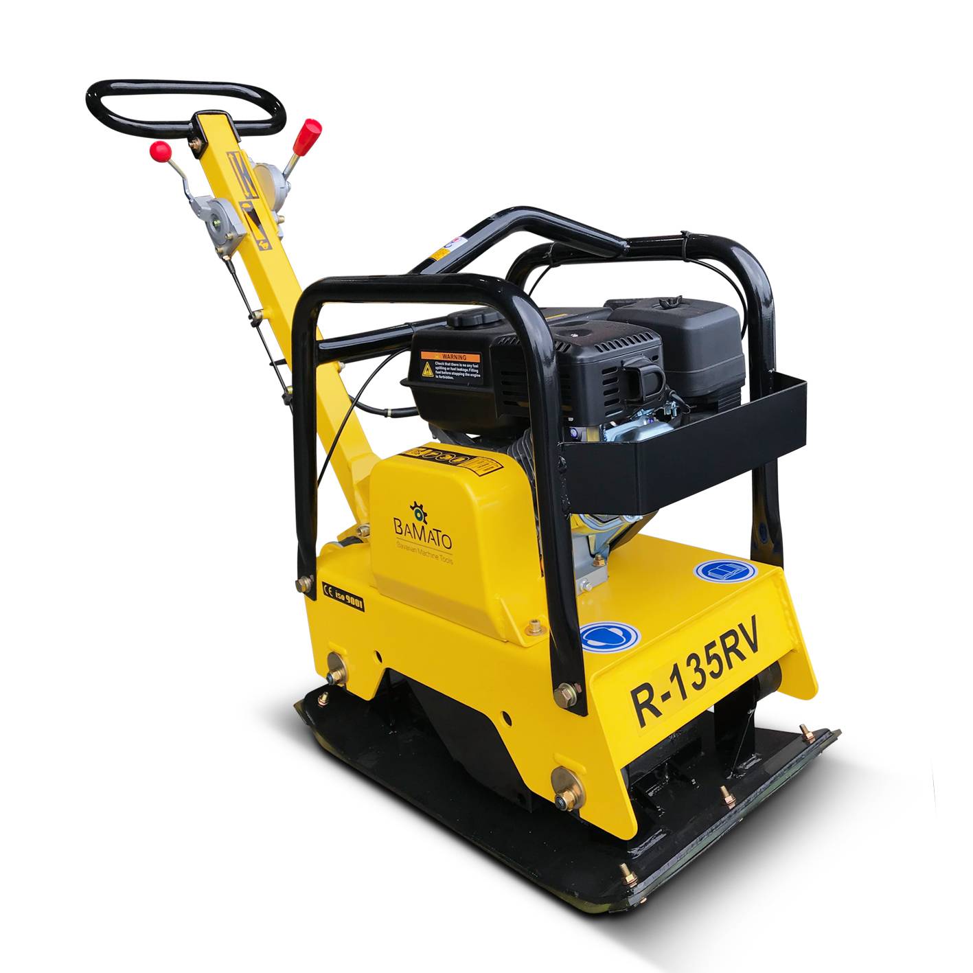 BAMATO Rüttelplatte R-135RV mit Vor- und Rücklauf
