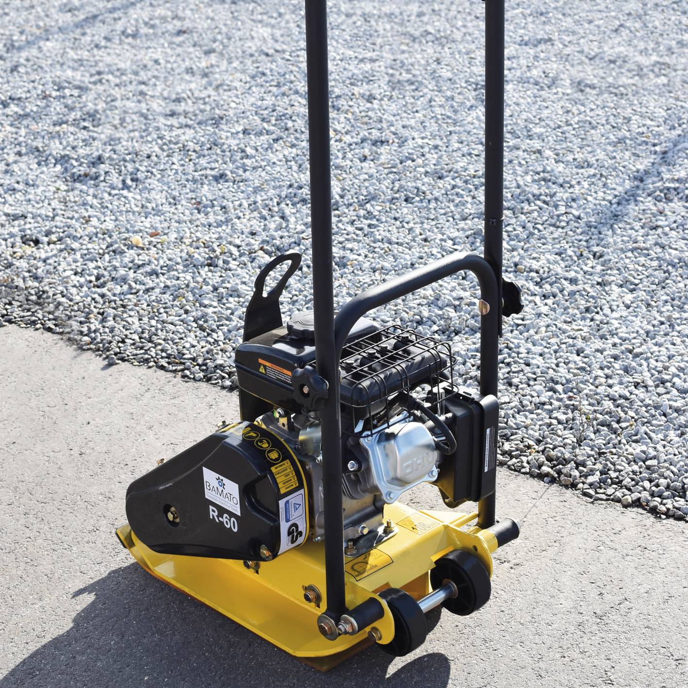 BAMATO Rüttelplatte R-60 mit Gummimatte