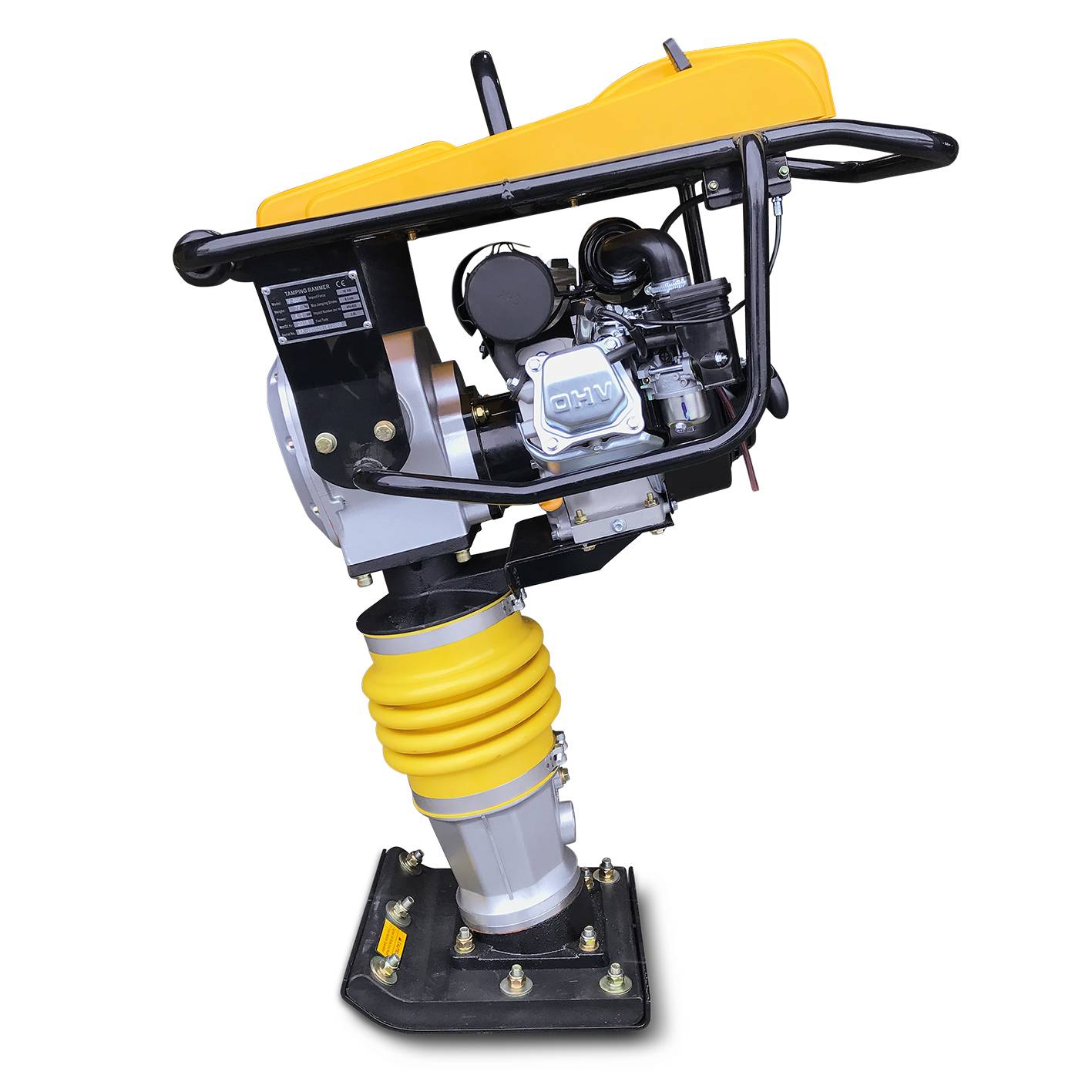 BAMATO Vibrationsstampfer V-85G mit Fahrwerk