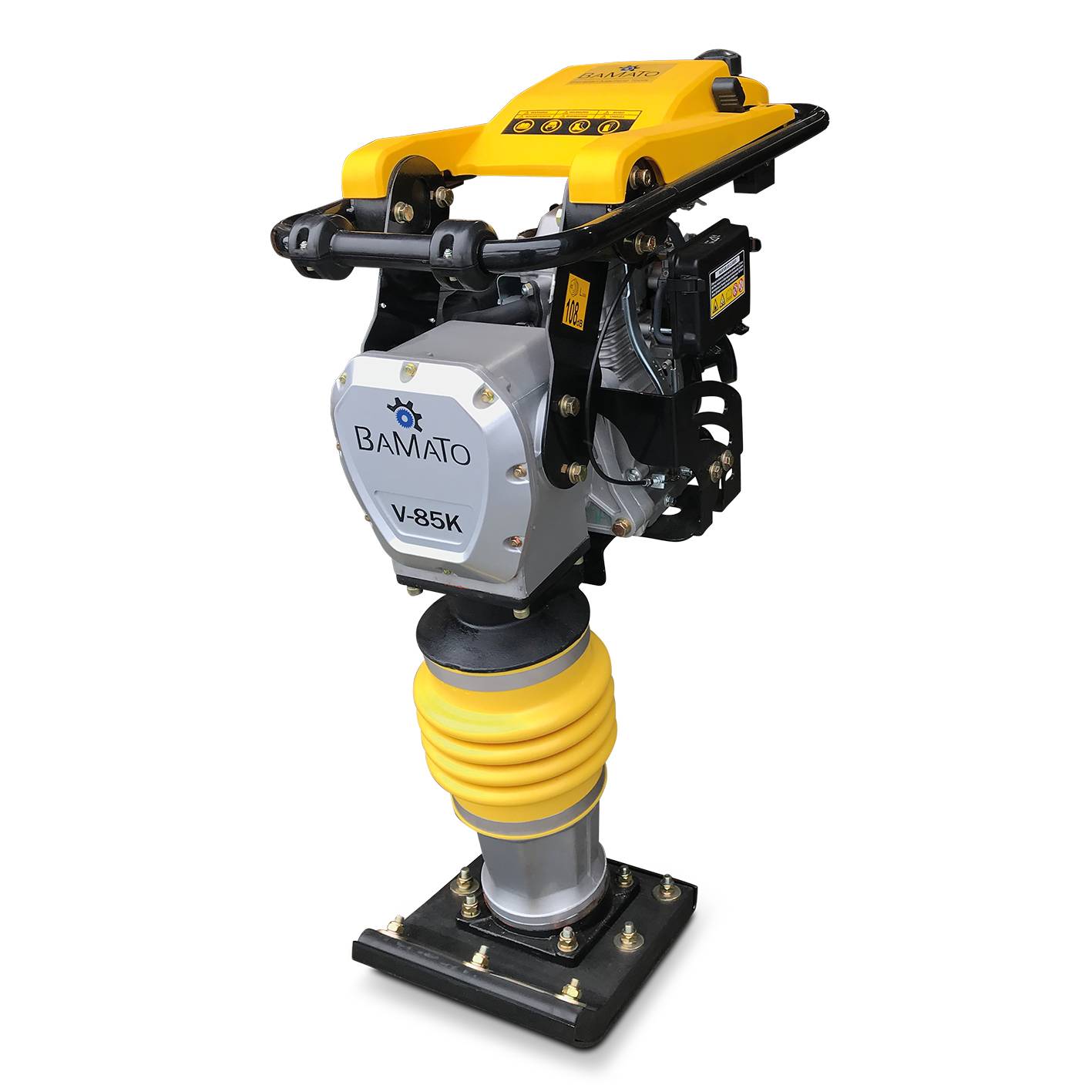BAMATO Vibrationsstampfer V-85K mit Fahrwerk (schmale Ausführung)