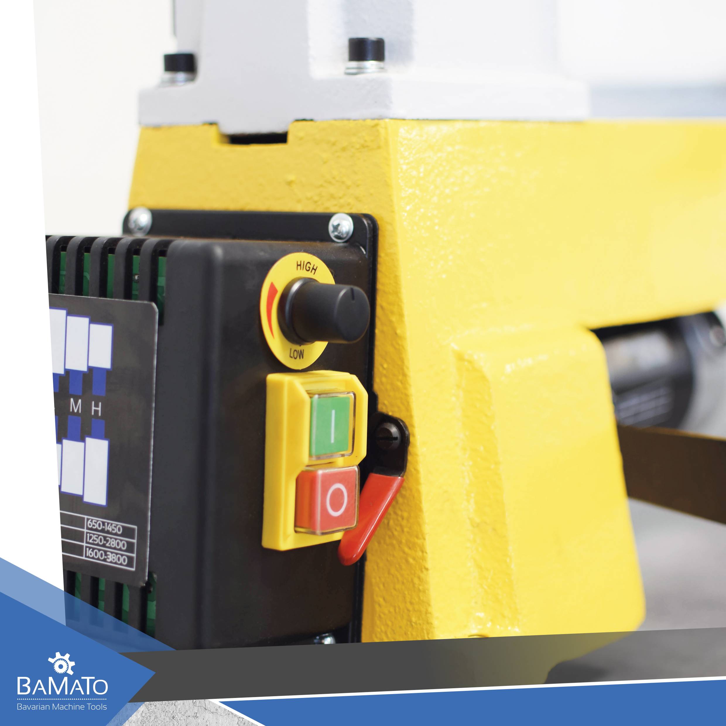 BAMATO Drechselmaschine WL-460V mit variabler Geschwindigkeit