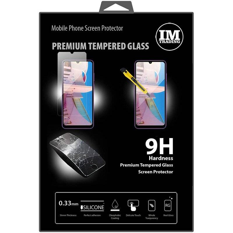 Handy 9H Schutzglas Displayschutz + Silikon Schutzhülle Cover Case Schale TPU Transparent Samsung Galaxy M10 (M105F)