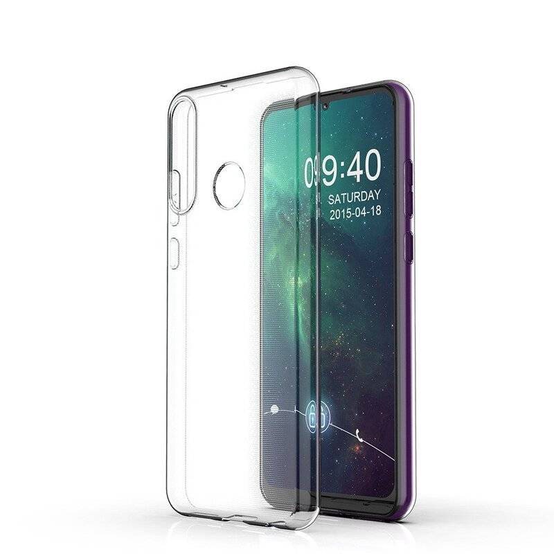 Handy 9H Schutzglas Displayschutz + Silikon Schutzhülle Cover Case Schale TPU Transparent Samsung Galaxy M10 (M105F)