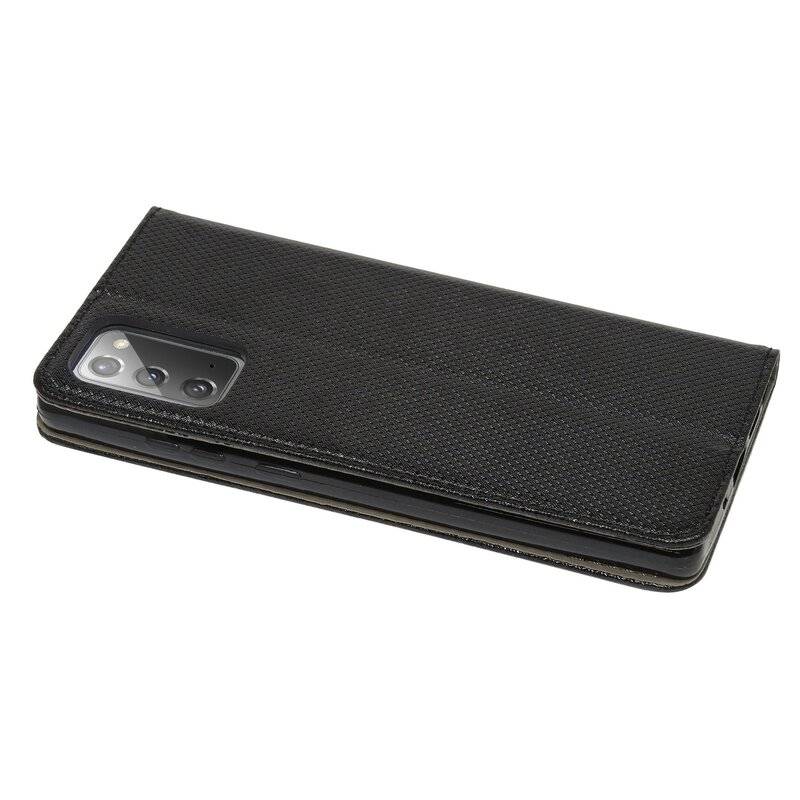 Buch Tasche Smart für SAMSUNG GALAXY NOTE 20 N980F Handy Hülle Etui Brieftasche Schutzhülle mit Standfunktion, Kartenfach Schwarz