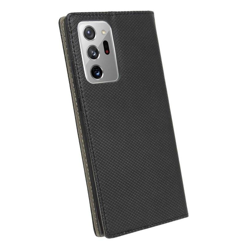 Buch Tasche "Smart" SAMSUNG GALAXY NOTE 20 ULTRA ( N985F ) Handy Hülle Brieftasche Schutzhülle Standfunktion Schwarz