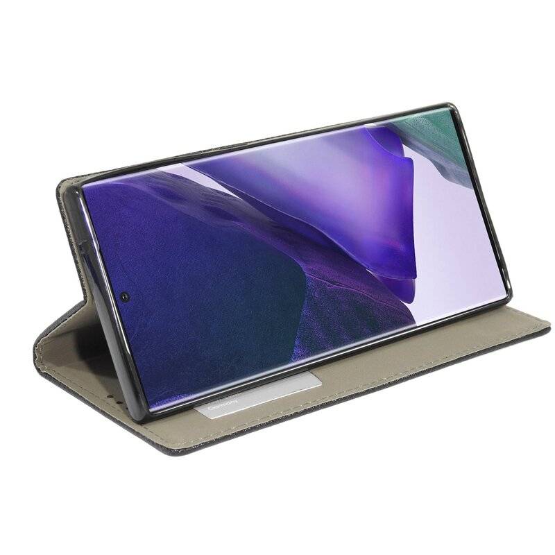 Buch Tasche "Smart" SAMSUNG GALAXY NOTE 20 ULTRA ( N985F ) Handy Hülle Brieftasche Schutzhülle Standfunktion Schwarz