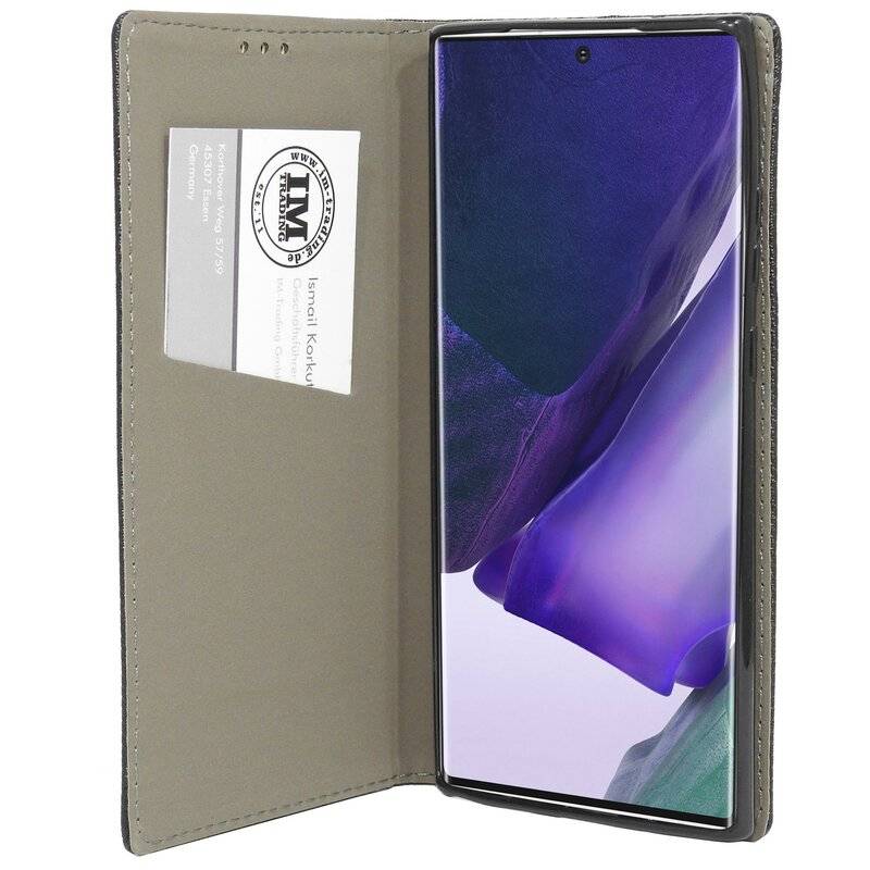Buch Tasche "Smart" SAMSUNG GALAXY NOTE 20 ULTRA ( N985F ) Handy Hülle Brieftasche Schutzhülle Standfunktion Schwarz