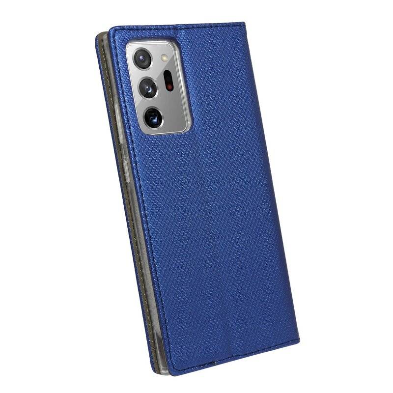 Buch Tasche "Smart" SAMSUNG GALAXY NOTE 20 ULTRA ( N985F ) Handy Hülle Brieftasche Schutzhülle mit Standfunktion Blau