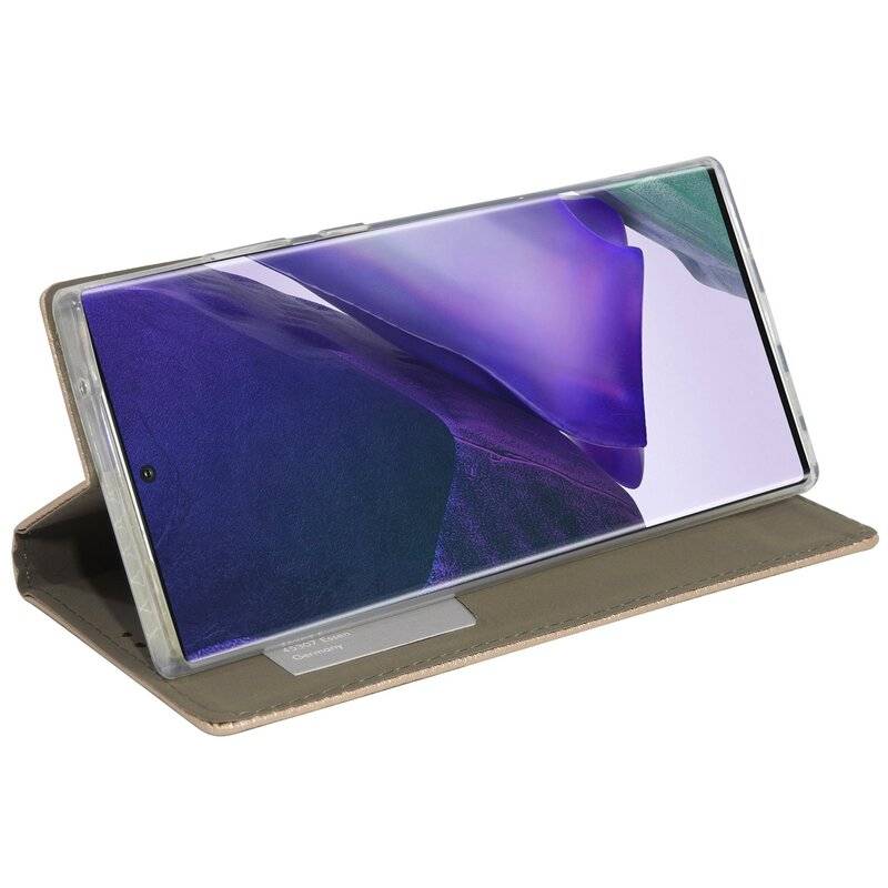 Buch Tasche "Smart" SAMSUNG GALAXY NOTE 20 ULTRA ( N985F ) Handy Hülle Brieftasche Schutzhülle mit Standfunktion Gold