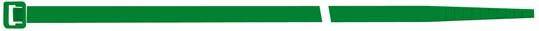 Kabelbinder Nylon grün 200x4,5mm a100Stück SapiSelco - Artikel: 8014748302885