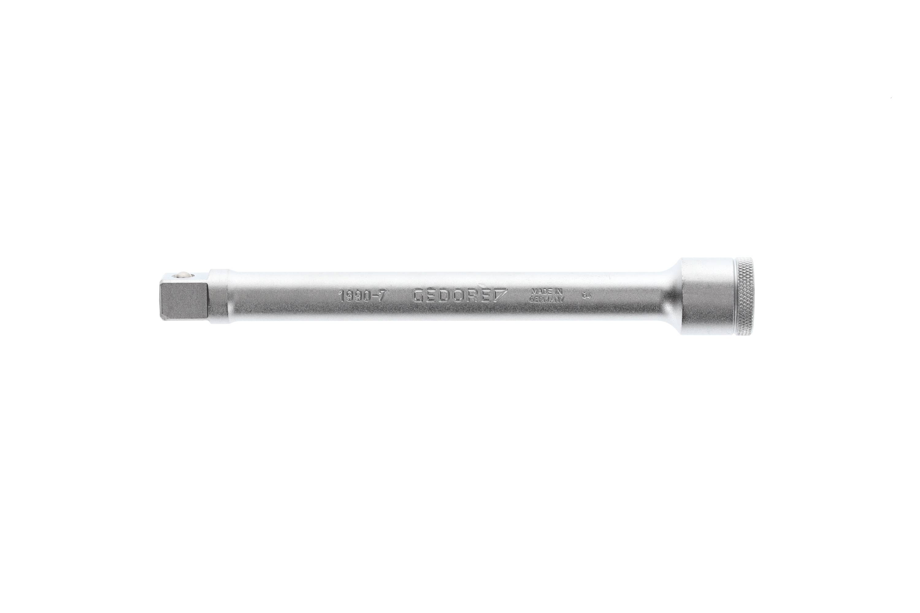 GEDORE Steckschlüsselverlängerung, 1/2'' 12,5 mm 4-kant Antrieb, 180 mm lang, Adapter, Werkzeug, 199