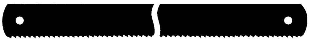 Metallsägeblatt Nr.312 150mm PUK, 12 Stück