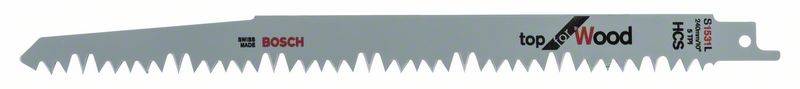 Bosch Sbelsgeblatt S 1531 L, Top for Wood, 25er-Pack