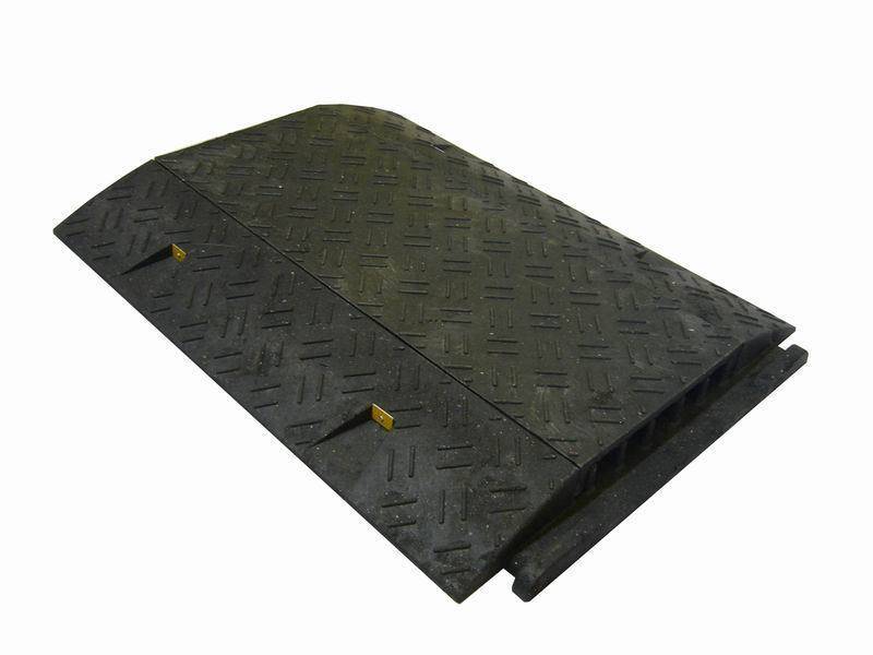 Kabelbrücke / Schlauchbrücke mit schwarzen Deckel