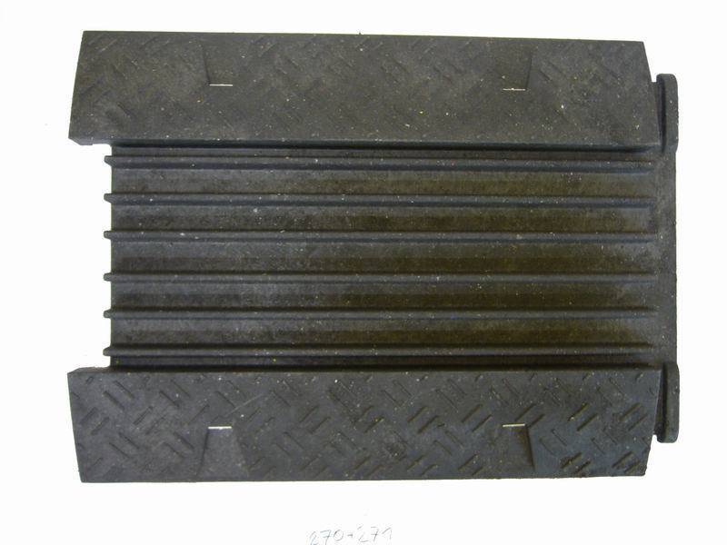 Kabelbrücke / Schlauchbrücke mit schwarzen Deckel