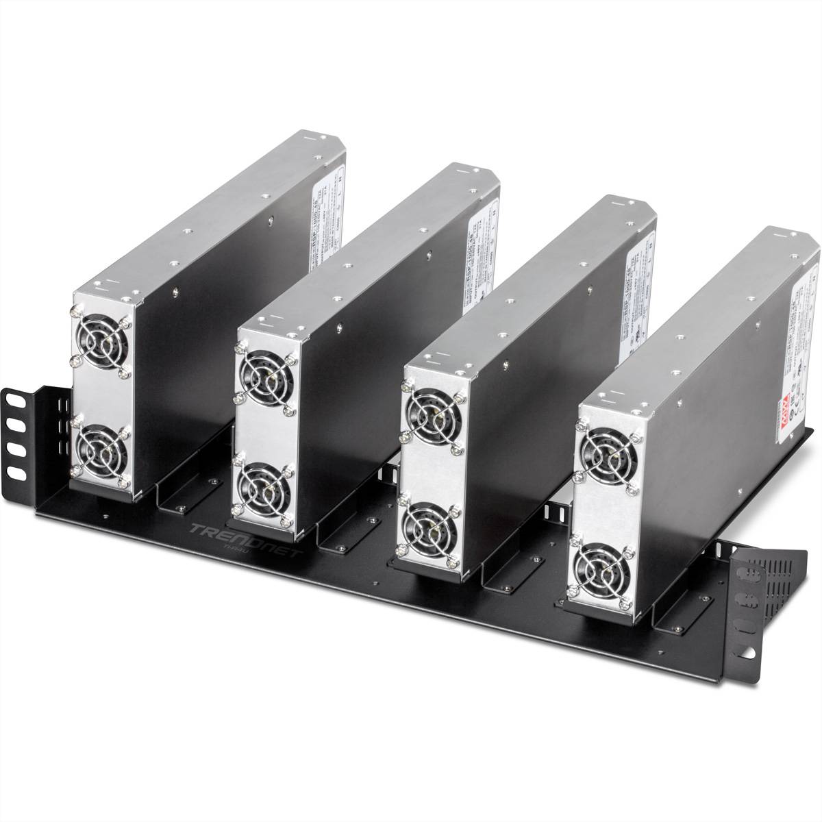 TRENDnet TI-R4U 19-Zoll rackmontierbares vertikales Chassis, für industrielle Netzteile