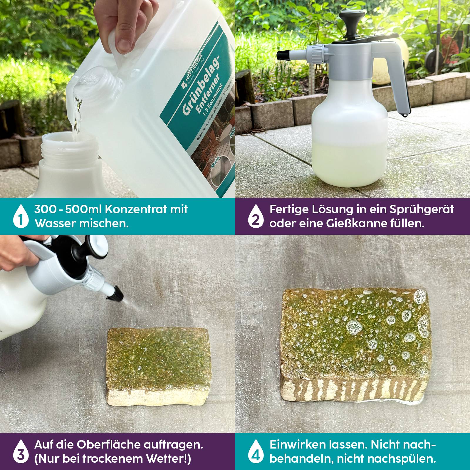 HOTREGA Grünbelagentferner 1:3 Konzentrat 5 L