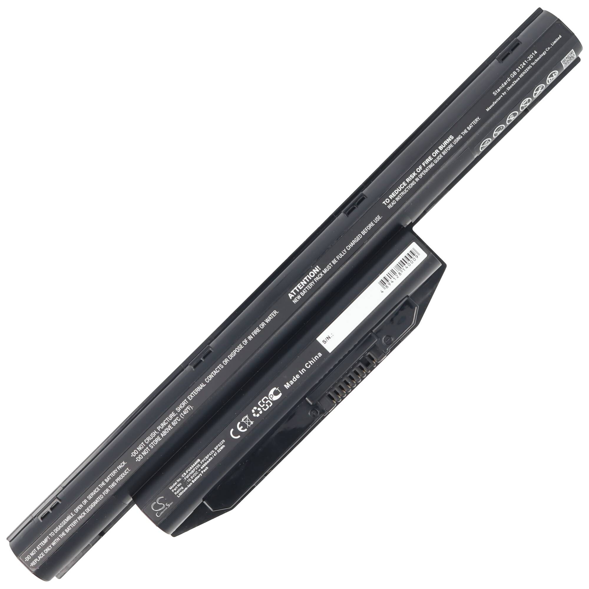 Akku passend für Fujitsu LifeBook A544 Akku FMVNBP235 4400mAh
