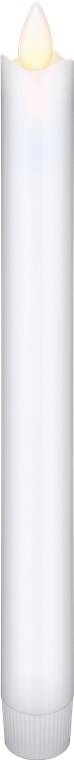 5er-Set weiße LED-Echtwachs-Stabkerzen inklusive Fernbedienung, die schöne und sichere Lichtlösung für Haus, Loggia, Bür
