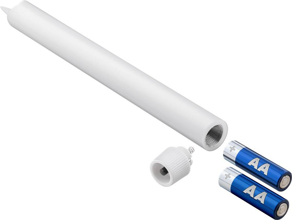 5er-Set weiße LED-Echtwachs-Stabkerzen inklusive Fernbedienung, die schöne und sichere Lichtlösung für Haus, Loggia, Bür