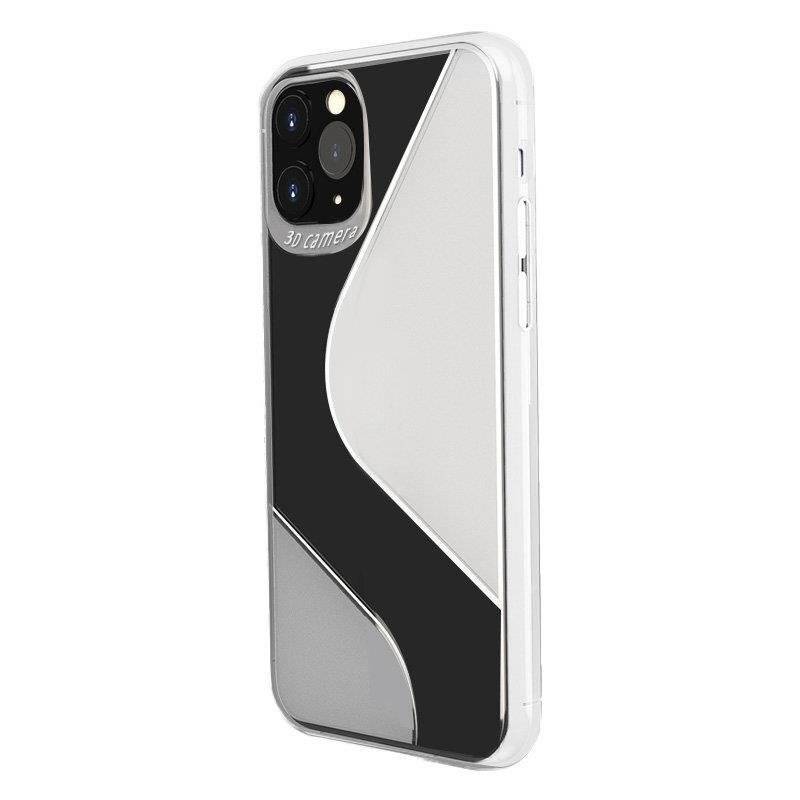 S-Line Hülle Bumper für Xiaomi Redmi Note 9S Silikonhülle Stoßfest Handyhülle TPU Case Cover Transparent