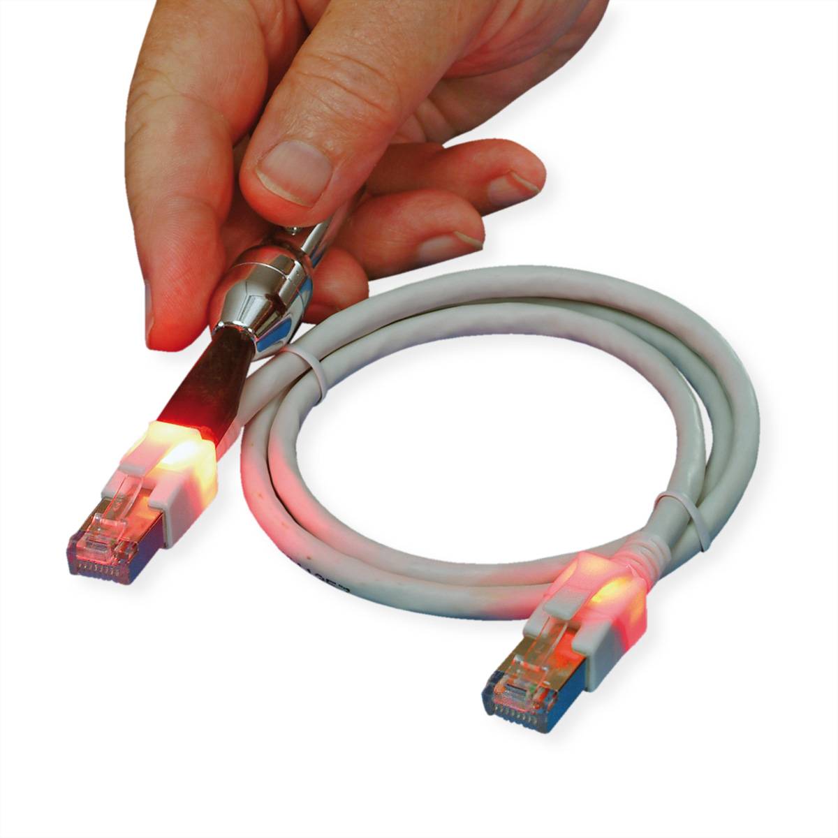 saCon S/FTP Patchkabel Kat.6A (Class EA), LSOH, weiß, 5 m