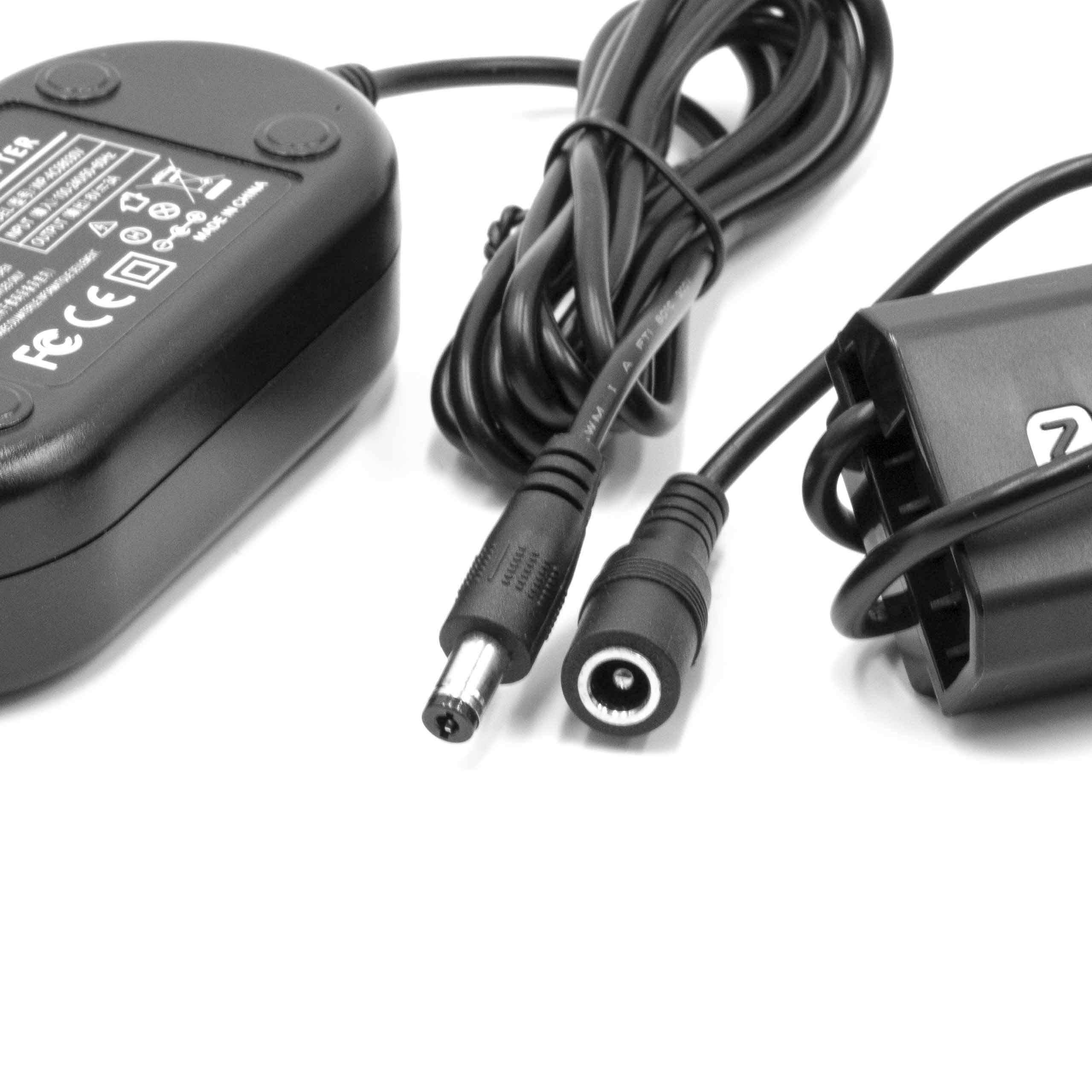 vhbw Netzteil Ersatz für Sony AC-FZ100 für Kamera | Digitalkamera + DC Kuppler, 2,85m