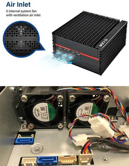 Mitac MX1-10FEP-D Internes Lüfterkit f. GFX Erweiterung [MX1D-02INFAN-GFX]