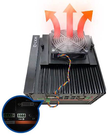 Mitac MX1-10FEP-D Externes Lüfterkit - Zusatzlüfter [MX1-01EXFAN]