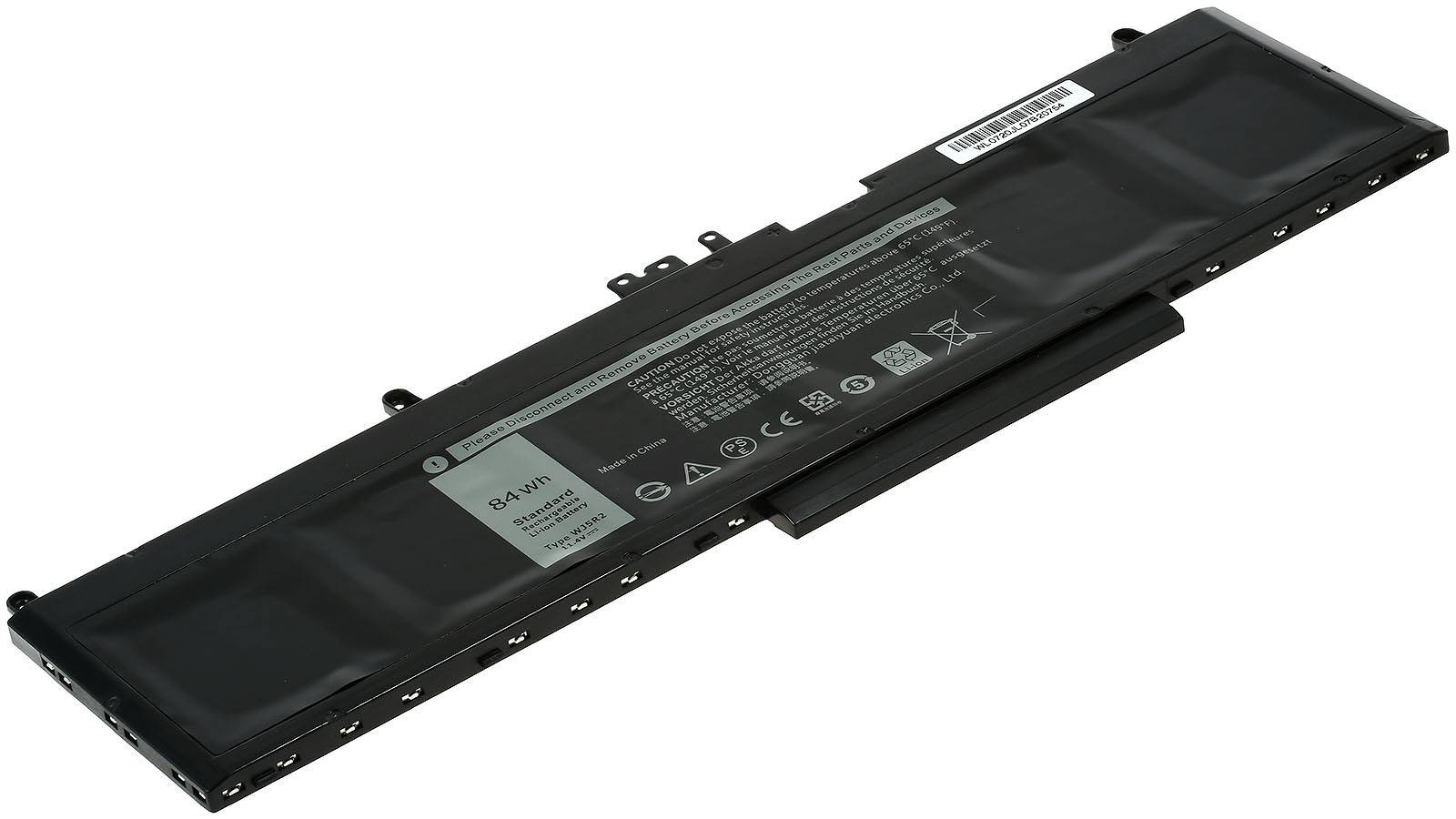 Powery Akku passend für Laptop Dell Precision 15 3510, Latitude 5570, Typ WJ5R2 u.a., 11,4V, Li-Polymer