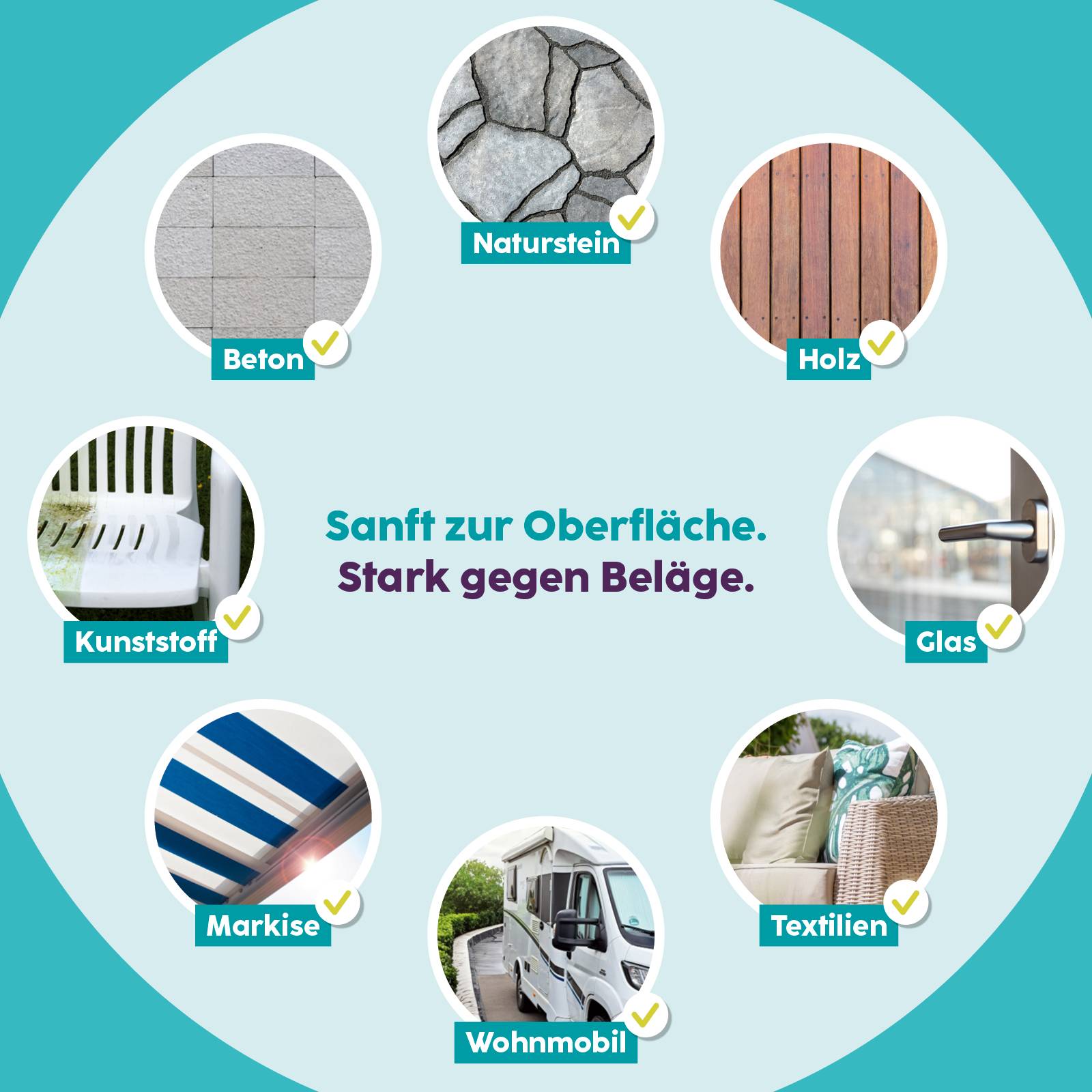 HOTREGA Grünbelag Entferner Super Konzentrat Set 3-teilig