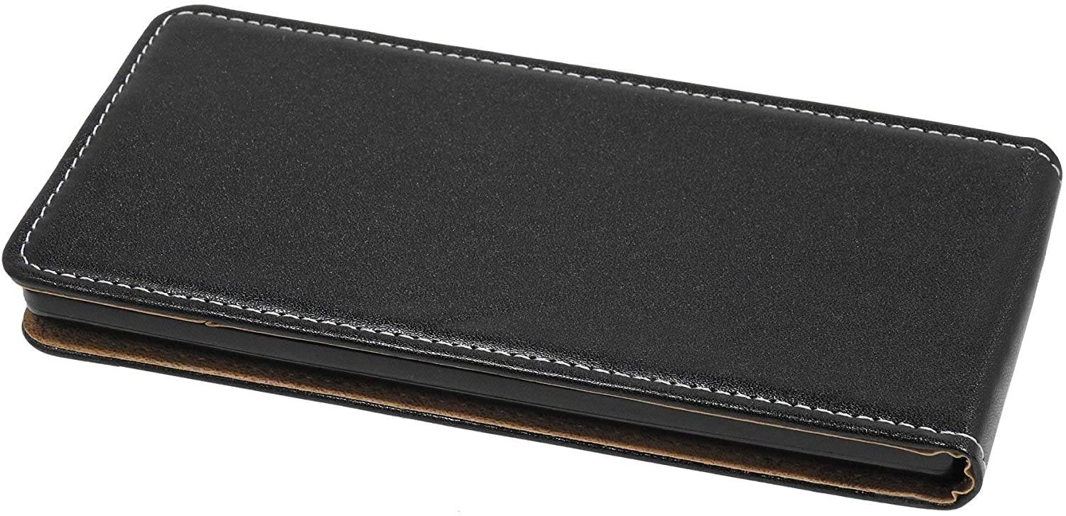 cofi1453® Flip Case kompatibel mit XIAOMI REDMI 9C Handy Tasche vertikal aufklappbar Schutzhülle Klapp Hülle Schwarz