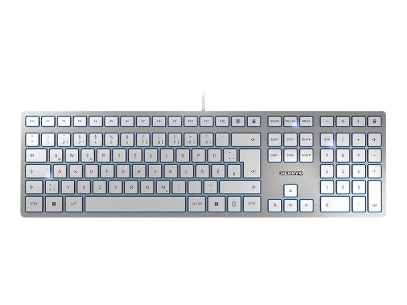 Cherry KC 6000 SLIM - Tastatur - USB - Nordisch - Tastenschalter: CHERRY SX - Si