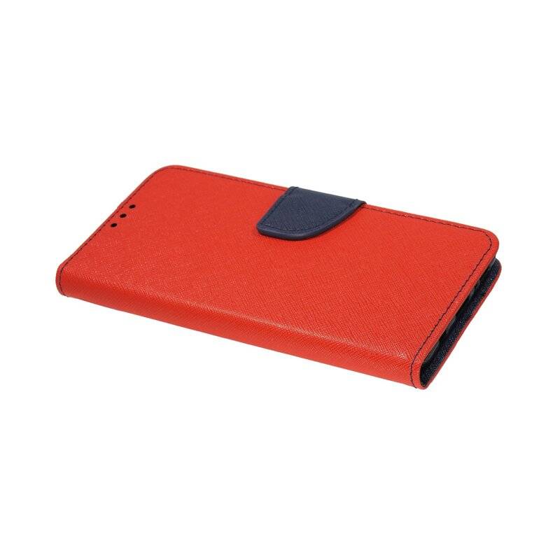 Buch Tasche Fancy für SAMSUNG GALAXY A71 5G A716F Handy Hülle Etui Brieftasche Schutzhülle mit Standfunktion, Kartenfach in Rot-Blau