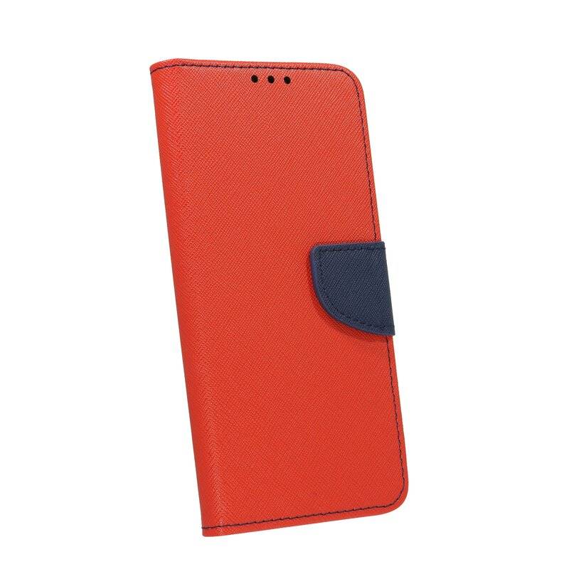 Buch Tasche Fancy für SAMSUNG GALAXY A71 5G A716F Handy Hülle Etui Brieftasche Schutzhülle mit Standfunktion, Kartenfach in Rot-Blau