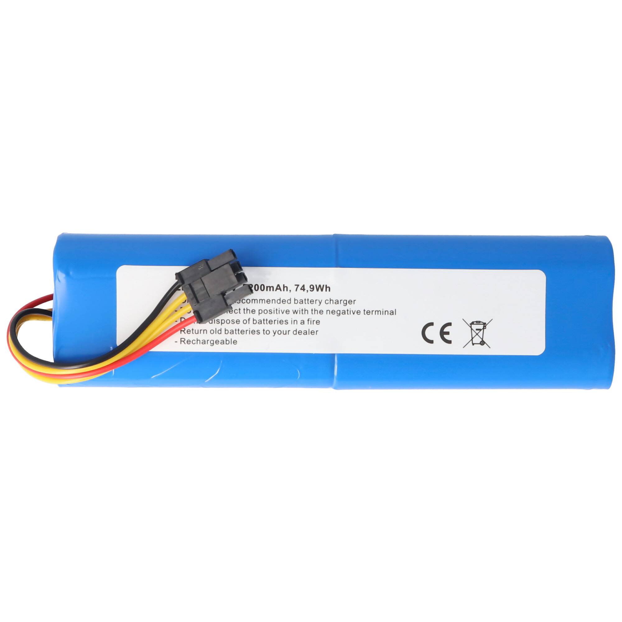 Akku passend für den Roborock S5 max Akku BRR-2P4S-5200S, 14,4 Volt 5200mAh 74,88Wh