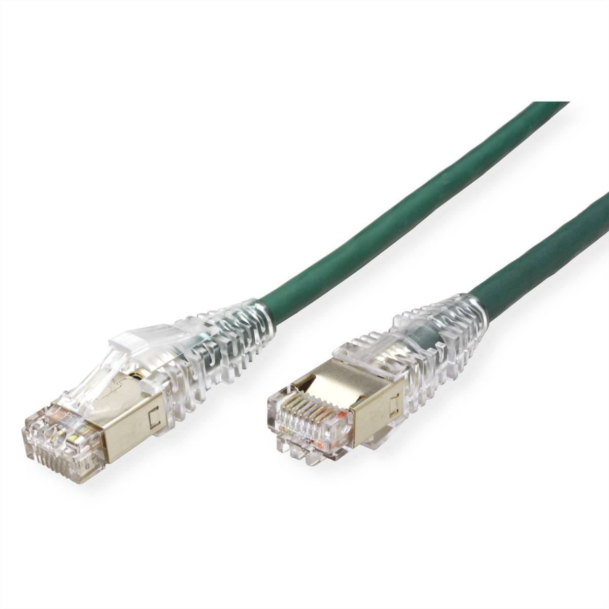 DÄTWYLER Patchkabel Cat.6A (Class EA) S/FTP, CU 7702 flex LSOH, AMP v2, grün, 0,5 m