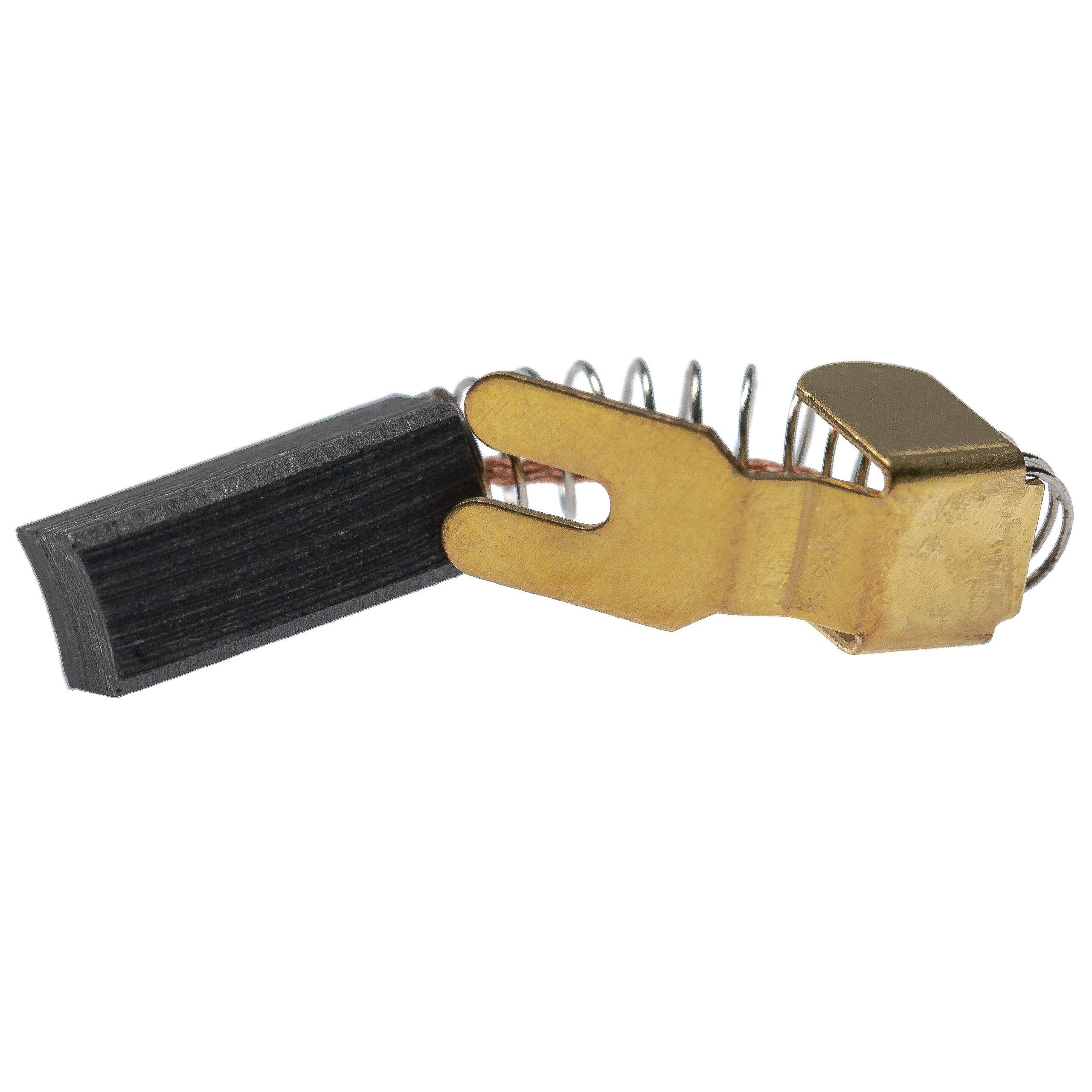 vhbw 2x Kohlebürste 6,25 x 8 x 16 mm kompatibel mit Metabo 750010/2 B, 750010 SB, 750010/2 SelB, 750010/2 SB, 750010/SelC Elektrowerkzeug